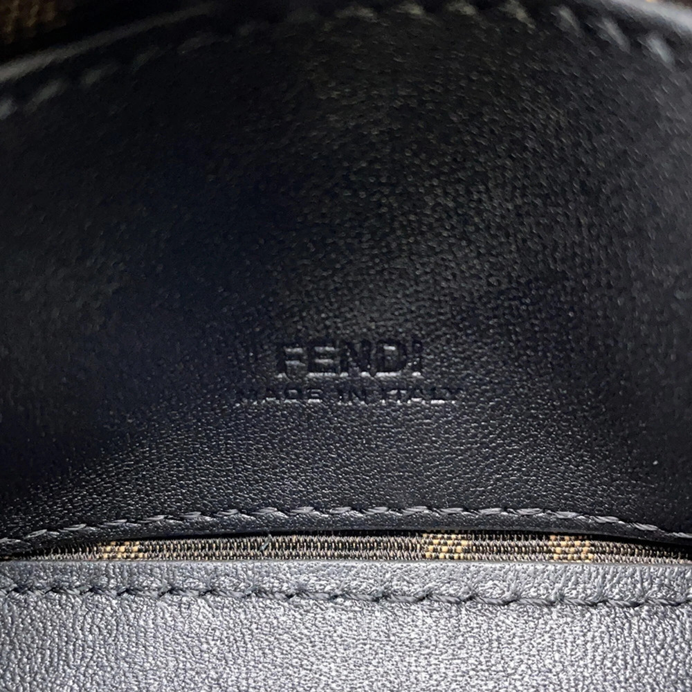 FENDI Brown Canvas Shoulder Bag - Picture 11 of 12